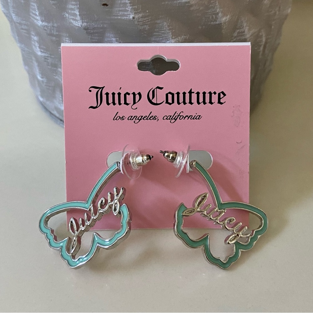 Y2K Juicy Couture Butterfly Earrings